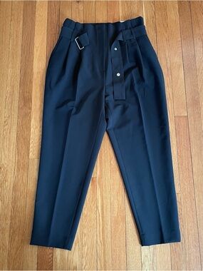 Chicos High Waist Paper Bag Trouser Pants